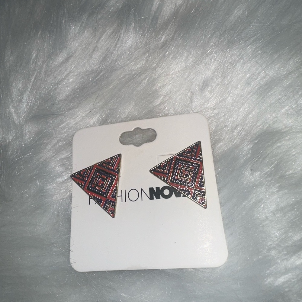 Aldo Trible triangle earrings